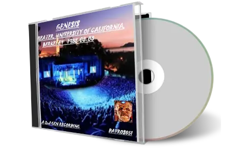 Artwork Cover of Genesis 1982-08-08 CD Berkeley Audience