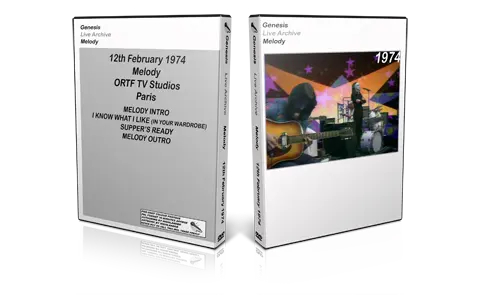 Artwork Cover of Genesis 1974-02-12 DVD Paris Proshot