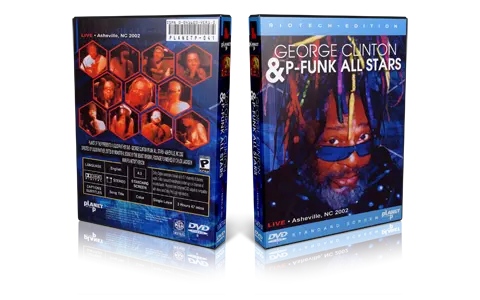 Artwork Cover of George Clinton 2002-09-17 DVD Asheville Audience