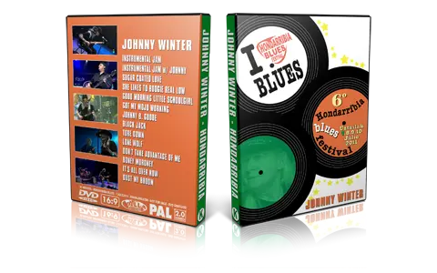 Artwork Cover of Johnny Winter 2011-07-07 DVD Hondarribia Proshot
