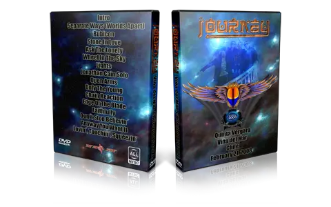 Artwork Cover of Journey 2008-02-21 DVD Vina del Mar Proshot