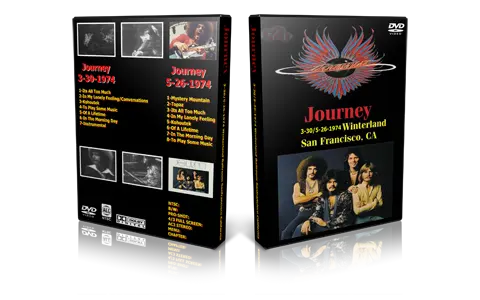 Artwork Cover of Journey Compilation DVD San Francisco 1974 Proshot