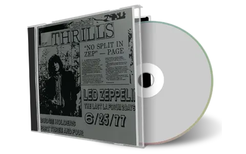 Artwork Cover of Led Zeppelin Compilation CD Los Angeles 1977 Vol 1 Audience