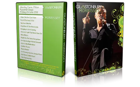 Artwork Cover of Morrissey 2011-06-25 DVD Pilton Proshot