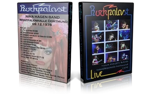 Artwork Cover of Nina Hagen Band 1978-12-09 DVD Dortmund Proshot