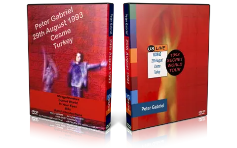 Artwork Cover of Peter Gabriel 1993-08-29 DVD Cesme Proshot