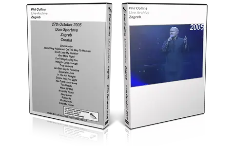 Artwork Cover of Phil Collins 2005-10-27 DVD Zagreb Proshot