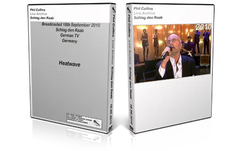 Artwork Cover of Phil Collins 2010-09-18 DVD Various Proshot