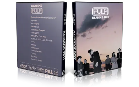 Artwork Cover of Pulp 2011-08-27 DVD Reading Proshot