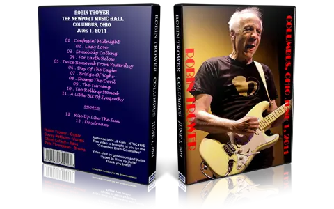 Artwork Cover of Robin Trower 2011-06-01 DVD Columbus Audience