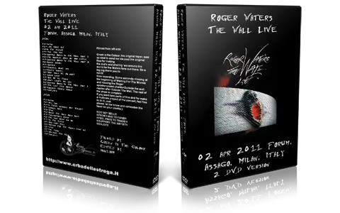 Artwork Cover of Roger Waters 2011-04-02 DVD Milan Audience