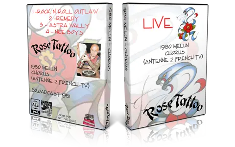 Artwork Cover of Rose Tattoo Compilation DVD Melun 1980 Proshot