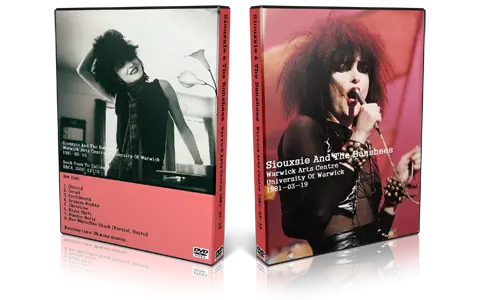 Artwork Cover of Siouxsie and The Banshees 1981-03-09 DVD Warwick Proshot