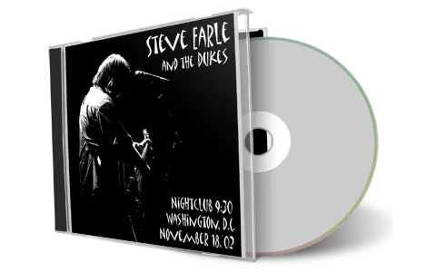 Artwork Cover of Steve Earle 2002-11-18 CD Washington Soundboard