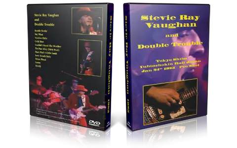 Artwork Cover of Stevie Ray Vaughan 1985-01-24 DVD Tokyo Proshot