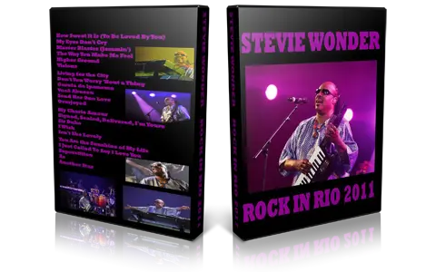 Artwork Cover of Stevie Wonder 2011-09-29 DVD Rio de Janeiro Proshot
