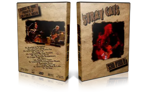 Artwork Cover of Stray Cats 1990-03-10 DVD Sao Paulo Proshot