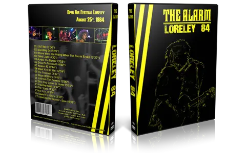 Artwork Cover of The Alarm 1984-08-25 DVD St Goarshausen Proshot