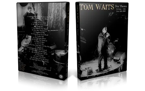 Artwork Cover of Tom Waits 2008-06-26 DVD St Louis Audience