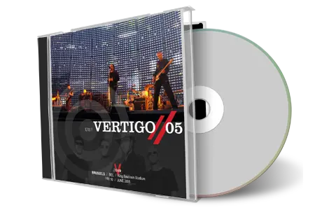 Artwork Cover of U2 2005-06-10 CD Brussels Audience