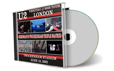 Artwork Cover of U2 2005-06-18 CD London Soundboard