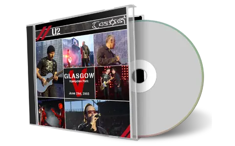 Artwork Cover of U2 2005-06-21 CD Glasgow Audience