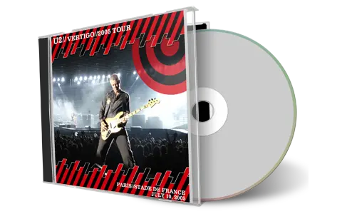 Artwork Cover of U2 2005-07-10 CD Paris Audience