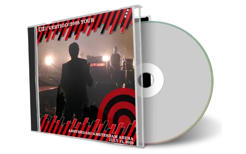 Artwork Cover of U2 2005-07-15 CD Amsterdam Audience