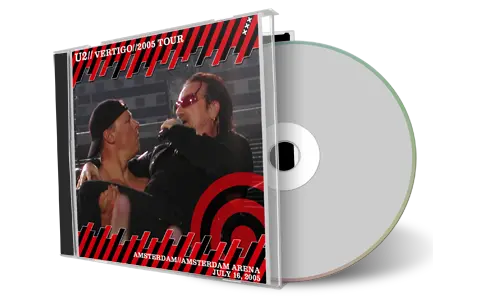 Artwork Cover of U2 2005-07-16 CD Amsterdam Audience