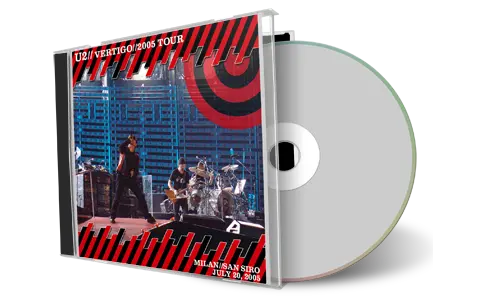 Artwork Cover of U2 2005-07-20 CD Milan Audience