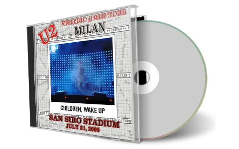 Artwork Cover of U2 2005-07-21 CD Milan Audience