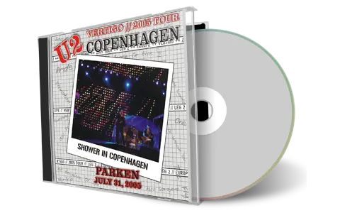 Artwork Cover of U2 2005-07-31 CD Copenhagen Audience