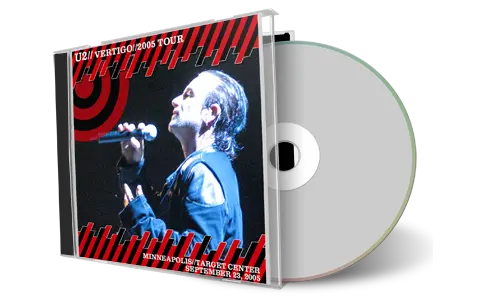 Artwork Cover of U2 2005-09-23 CD Minneapolis Audience