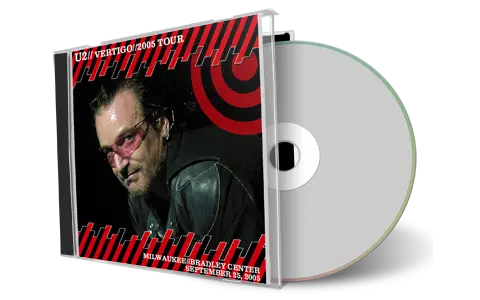 Artwork Cover of U2 2005-09-25 CD Milwaukee Audience