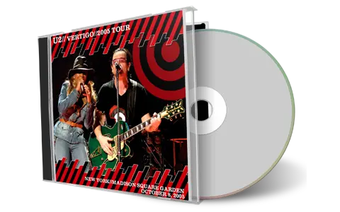 Artwork Cover of U2 2005-10-08 CD New York Audience