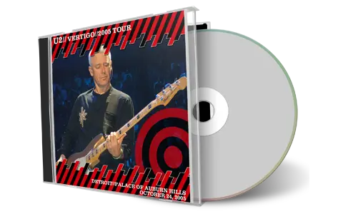 Artwork Cover of U2 2005-10-24 CD Detroit Audience