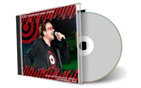 Artwork Cover of U2 2005-11-08 CD Oakland Audience