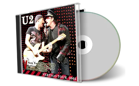 Artwork Cover of U2 2005-11-21 CD New York Audience