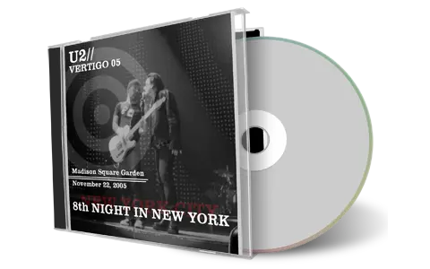 Artwork Cover of U2 2005-11-22 CD New York Audience