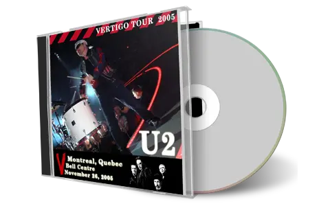 Artwork Cover of U2 2005-11-26 CD Montreal Audience