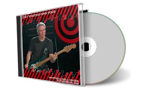 Artwork Cover of U2 2005-11-28 CD Montreal Audience