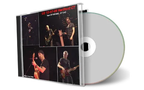 Artwork Cover of U2 2005-12-07 CD Hartford Audience
