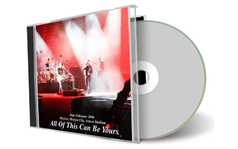 Artwork Cover of U2 2006-02-16 CD Mexico City Audience