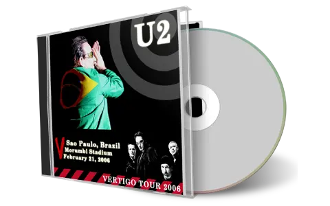 Artwork Cover of U2 2006-02-21 CD Sao Paulo Audience