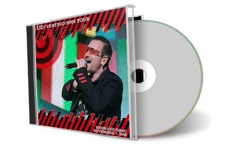Artwork Cover of U2 2006-11-07 CD Brisbane Audience