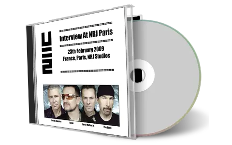 Artwork Cover of U2 2009-02-23 CD Paris Soundboard