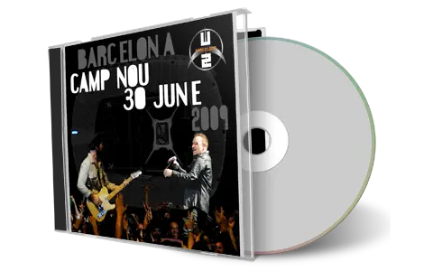Artwork Cover of U2 2009-06-30 CD Barcelona Audience