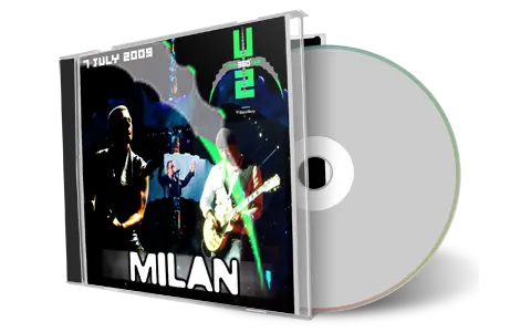 Artwork Cover of U2 2009-07-07 CD Milan Audience