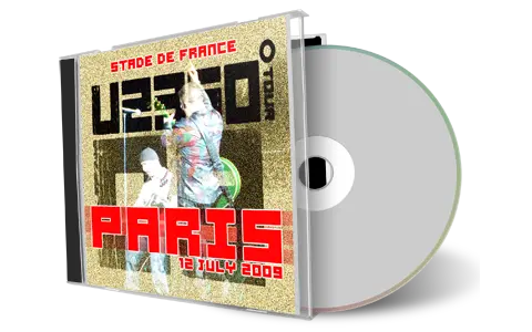 Artwork Cover of U2 2009-07-12 CD Paris Audience