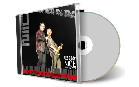 Artwork Cover of U2 2009-07-15 CD Nice Audience